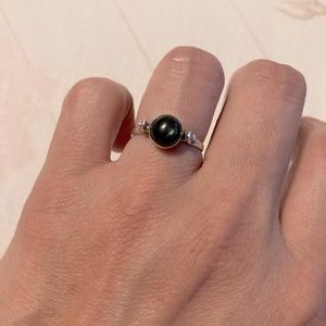 Black Onyx Womens Ring